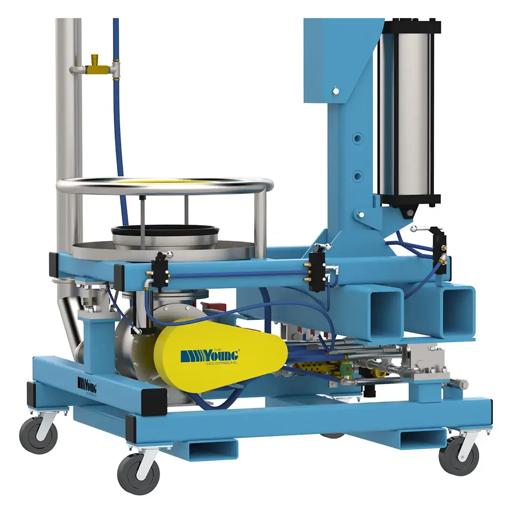 Portable bulk bag handling equipment Portable bulk bag handling equipment