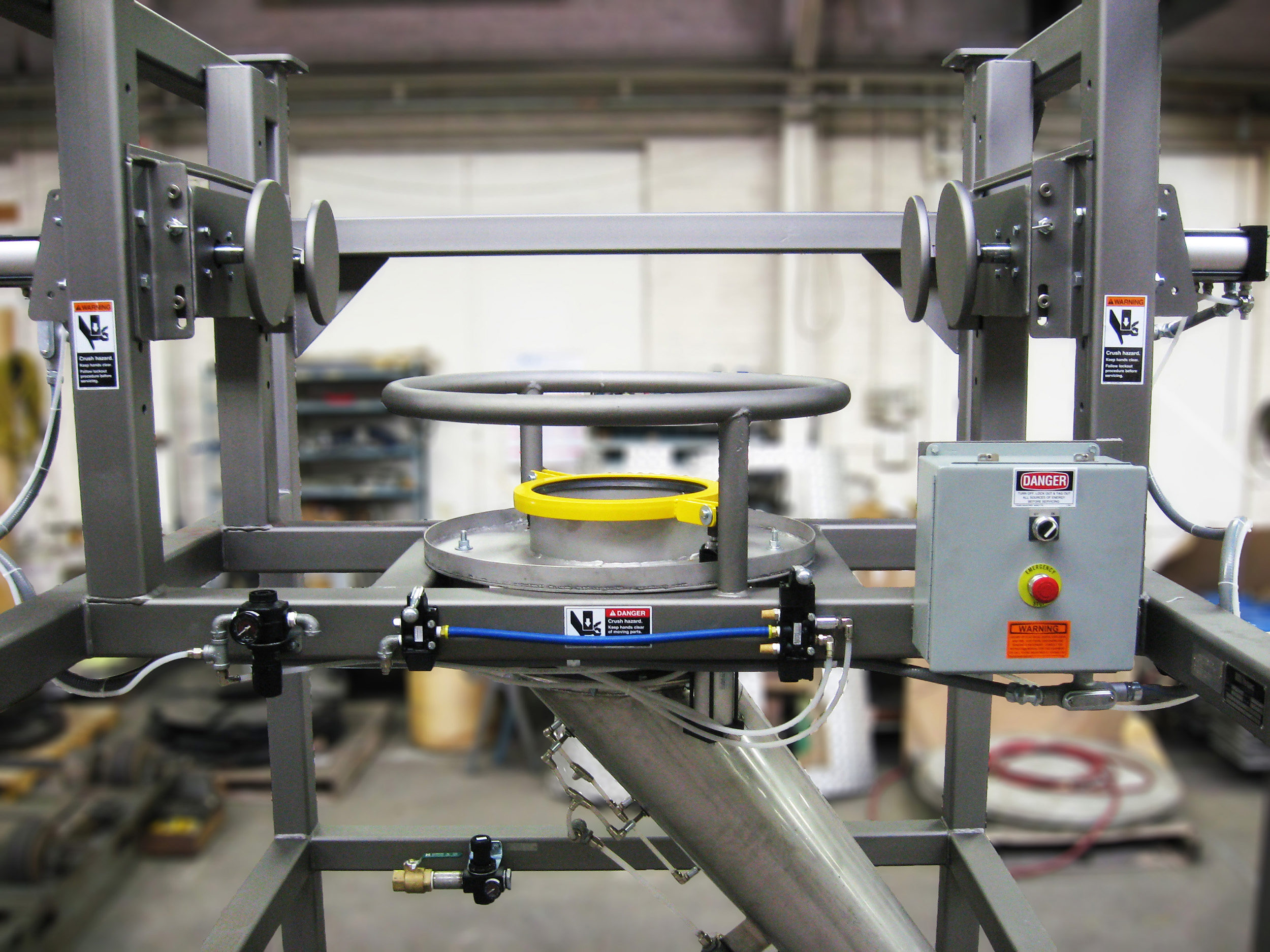 Direct From Bag Unloader Bag Clamp & Transflow Chute