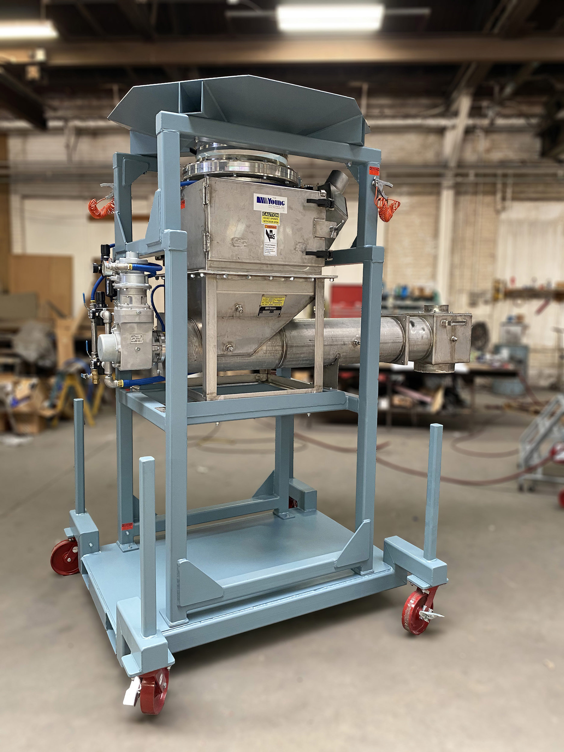 Bulk Bag Unloader With Stinger Screw Feeder
