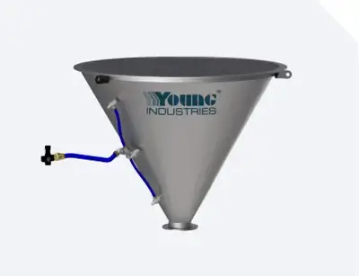 Eliminate Rat-Holing & Boost Flow Paints & Coatings Discharge Bin