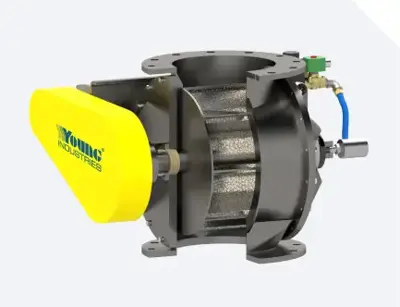 Prevent Plugging & Attain Uniform Flow TransFlow® lined Rotary Valve