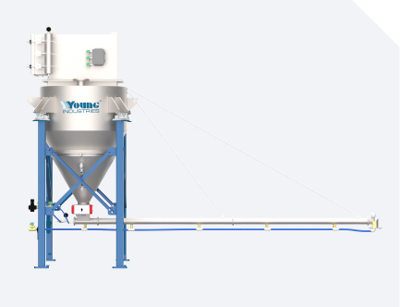 Achieve Consistent Flow from Bin to Mix Tank Silica