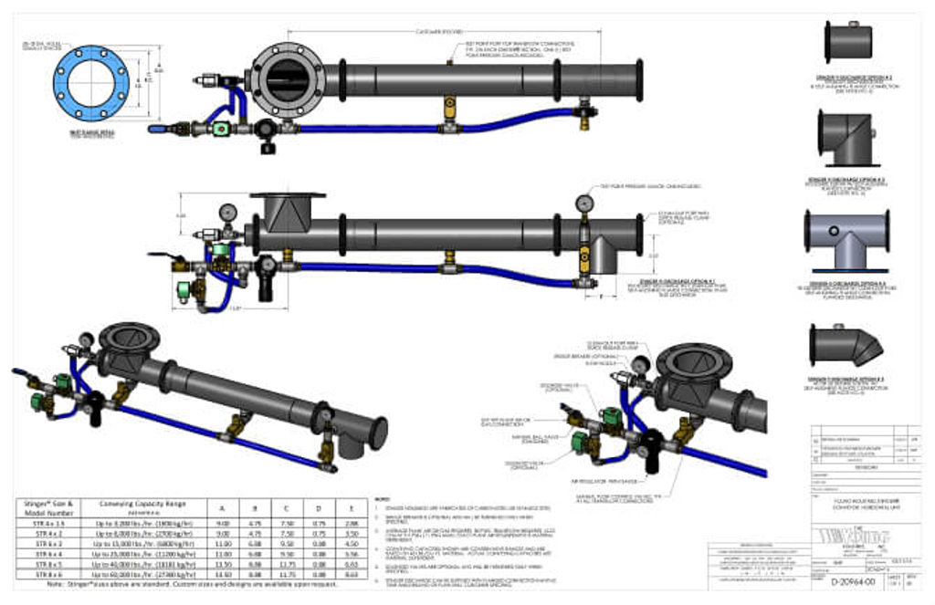 Stinger Conveyor Sales Drawing Stinger Conveyor Sales Drawing